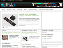 Tablet Screenshot of ecranflexible.com